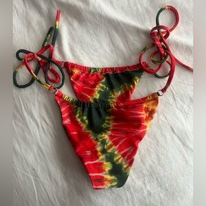 Khassani Swin Cheeky Tie Dye Bikini bottom